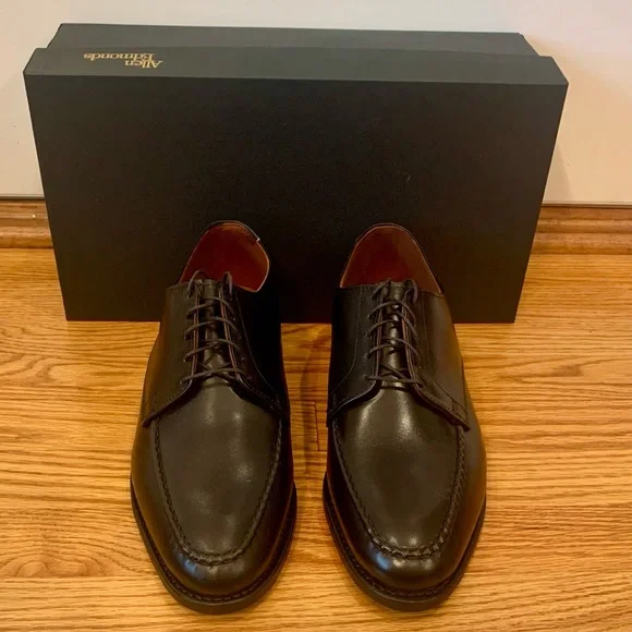 Allen Edmonds Powell Oxford Shoes Allen Edmonds Powell Tan Apron Toe Dress Oxfords 9 D | eBay main image 4